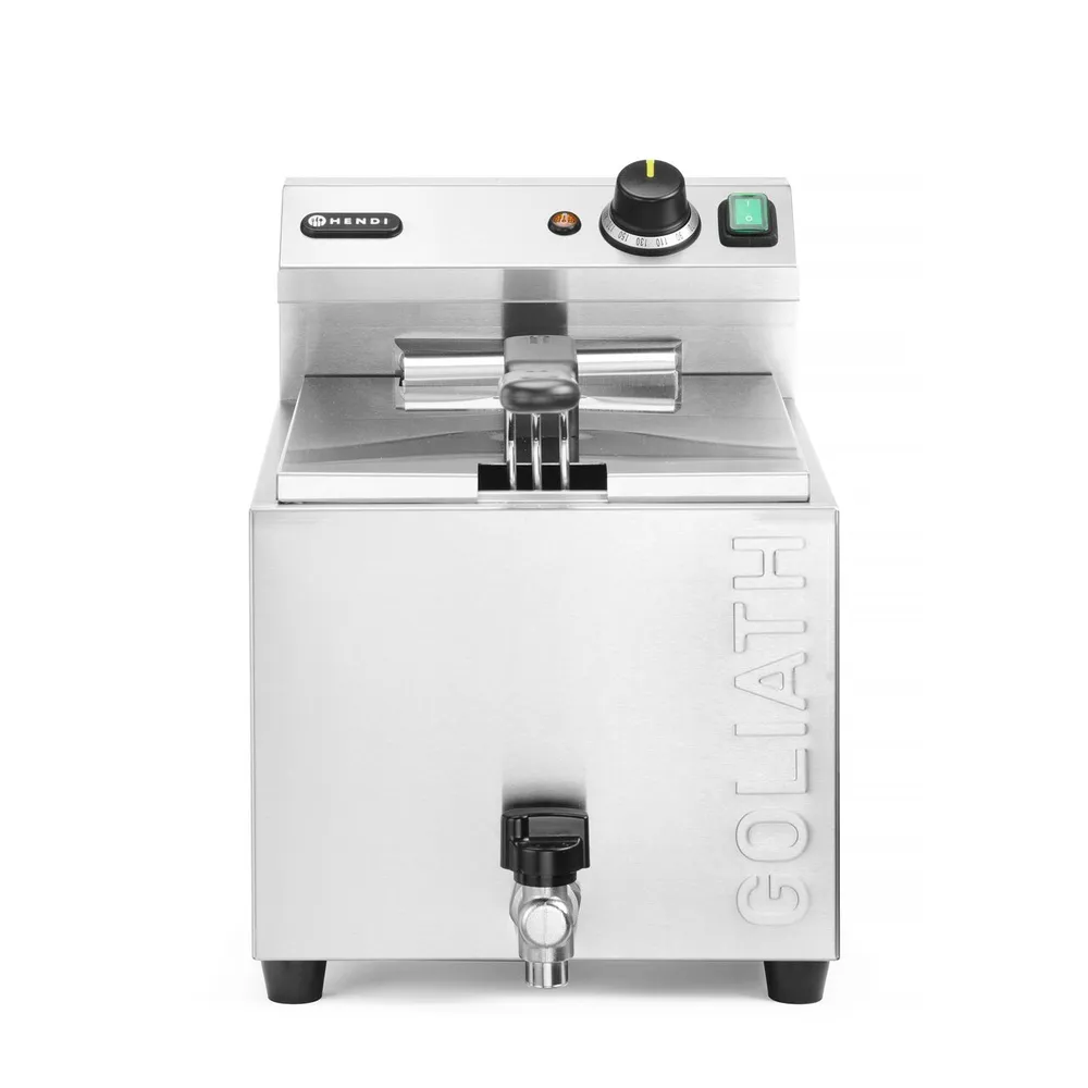 Echipamente Fast-food - Friteuza Goliath 10L, 10kW, cu scurgere, pentru uz intens