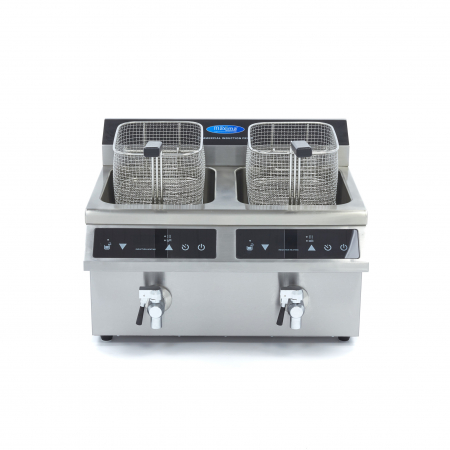 Friteuza inductie 8+8 litri cu robinet, 230V, 2x3,5 kW [1]