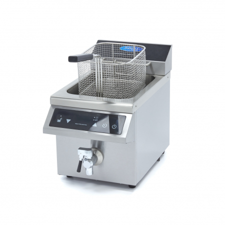 Friteuza inductie 8 litri cu robinet, 230V, 3,5 kW [15]