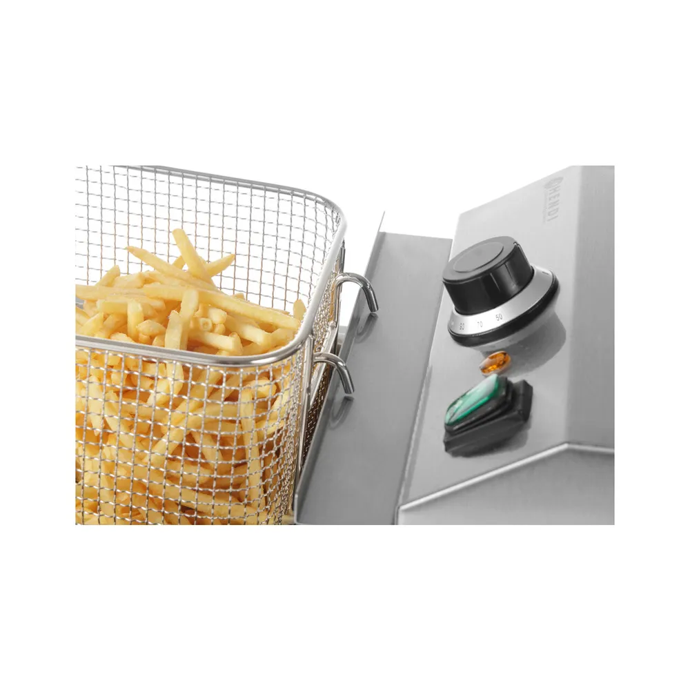 Friteuza MasterCook 2x8L, 7000W, inox, profesionala [2]