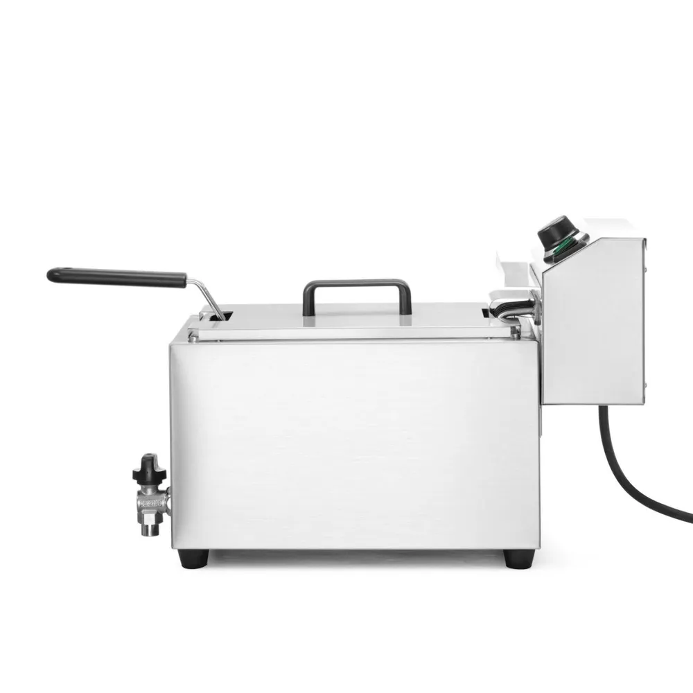 Friteuza profesionala 10L, 6600W, cu robinet de scurgere [3]