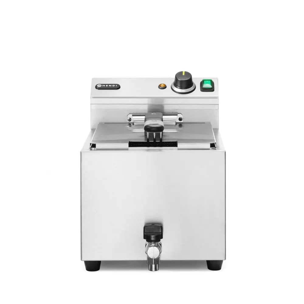 Friteuza profesionala 10L, 6600W, cu robinet de scurgere [1]