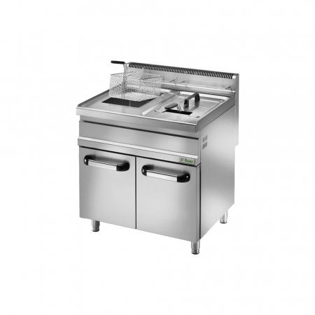 Echipamente Fast-food - Friteuza profesionala gaz 20+20 litri cu suport, 33 kW, SFM20DM