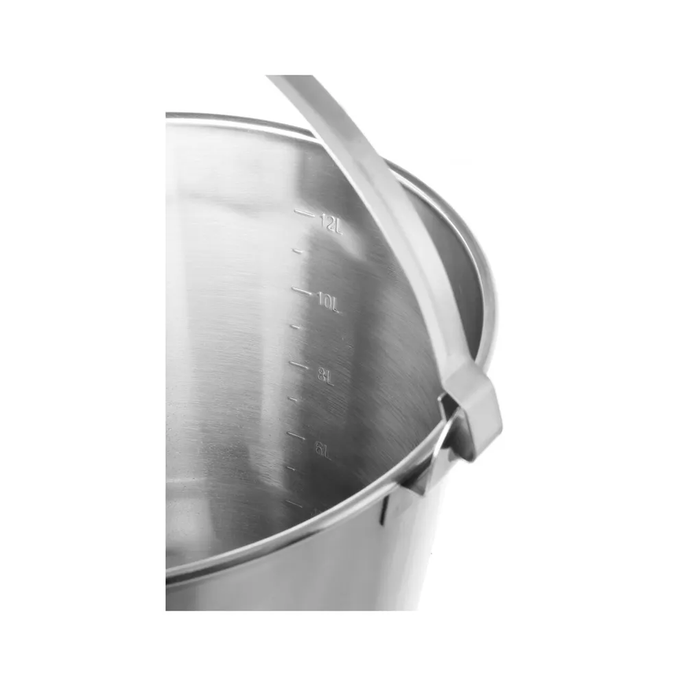 Galeata inox gradata cu baza intarita, 300x310 mm [1]