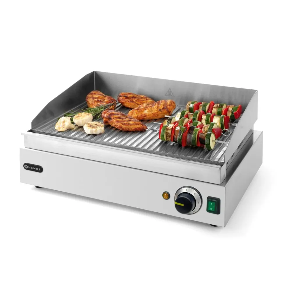 Gratar electric Profi Line striat 550x420 mm, 2400W [5]