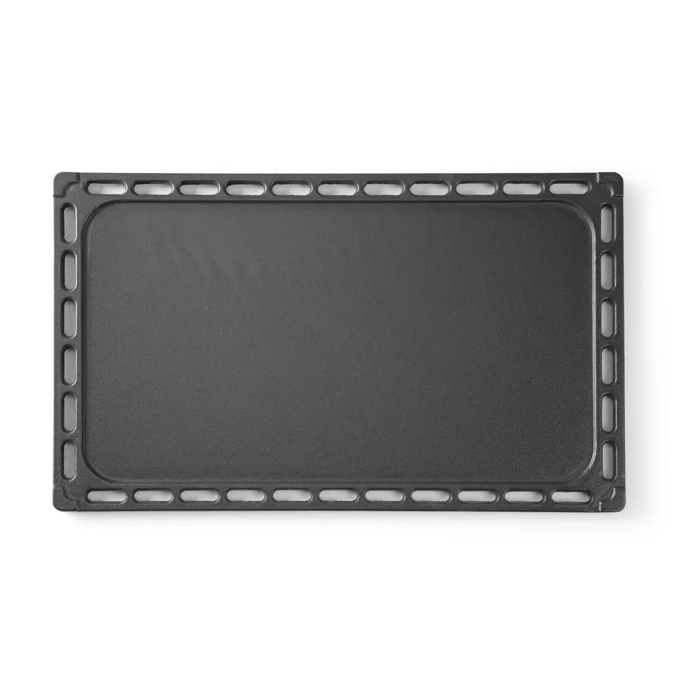 Gratar fonta 325x530 mm, reversibil, neted si striat [3]
