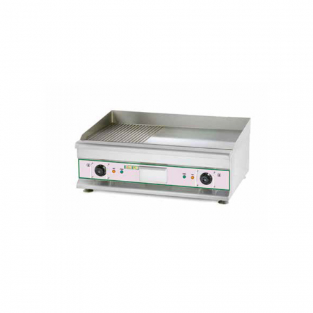 Echipamente Fast-food - Gratar fry top cu suprafata mixta, 746 x 398 mm, 400V, 6 kW, EG750M