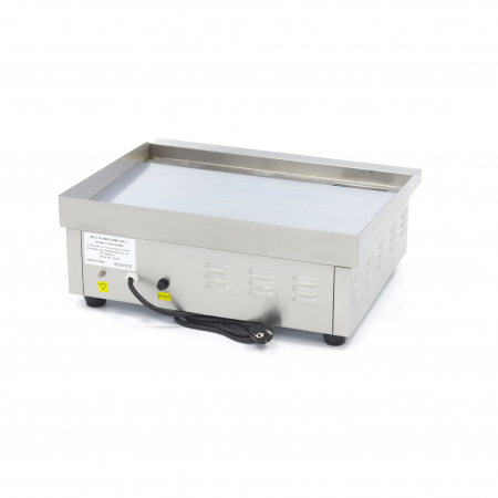 Gratar Fry-top electric cromat cu suprafata neteda, 548x365 mm, 3 kW, 230V [4]