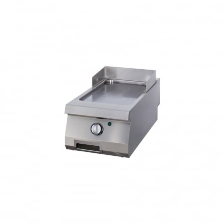 Linia 900 - Gratar Fry-top electric cromat neted de banc, 400x900x280 mm, 6 kW, linia 900