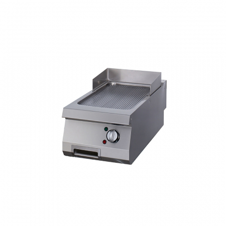 Gratar Fry-top electric, cromat striat de banc, 400x900x280 mm, 6 kW, linia 900 [1]