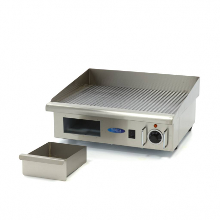 Gratar Fry-top electric striat din inox, 550×365 mm, 3 kW, 230V [5]