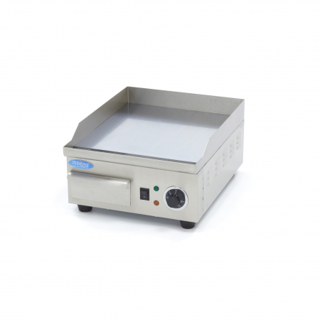 Echipamente Fast-food - Gratar Fry-top electric cromat cu suprafata neteda, 356x385 mm, 2 kW, 230V