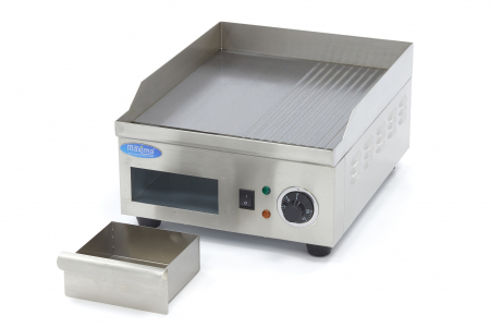 Gratar Fry-top electric mixt din inox, 356×385 mm, 2 kW, 230V [5]