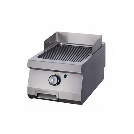 Linia 700 - Gratar Fry top striat pe gaz 7,0 kW, cromat, de banc