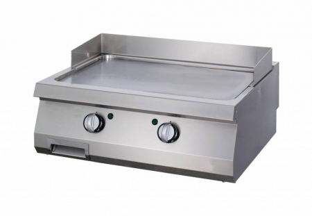 Gratare Linia 700 - Gratar Fry top neted pe gaz 2x 7,0 kW, de banc
