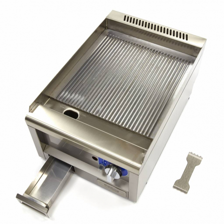 Gratar Fry top striat pe gaz 3.0 kW [4]