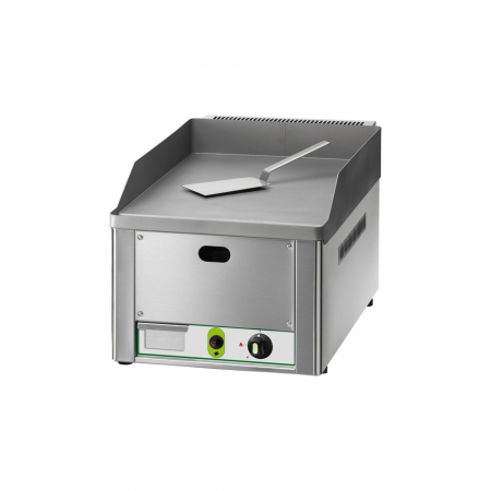 Gratare profesionale - Gratar fry-top pe gaz suprafata neteda, 325×480 mm, 4 kW, FRY1LM