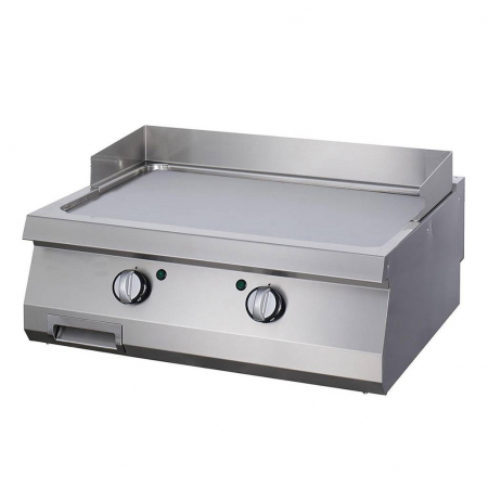 Gratare Linia 700 - Gratar Fry top neted electric 2x 4,5 kW, 400V, de banc