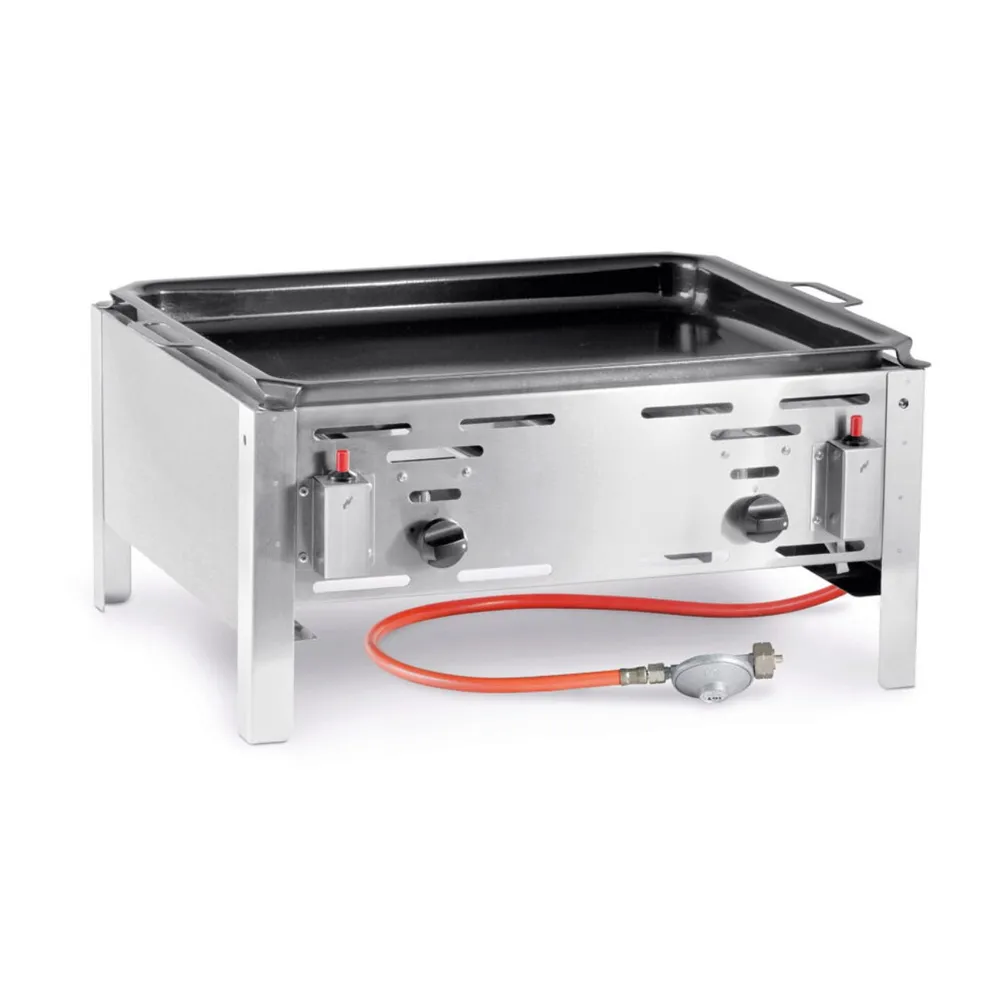 Gratare profesionale - Gratar gaz Bake-Master Maxi, 11.6 kW, tava coacere 59x48 cm