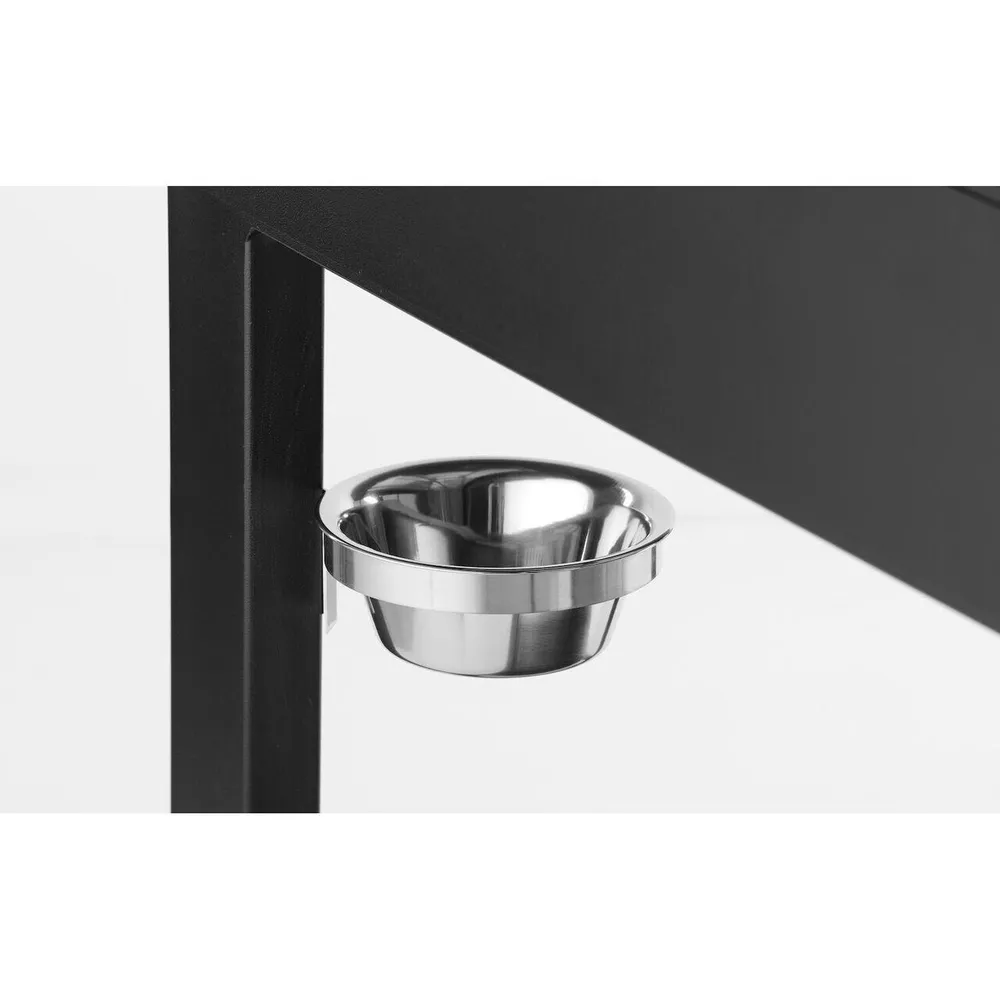 Gratar gaz pe roti 1100x500 mm, anti-vant, inox [4]