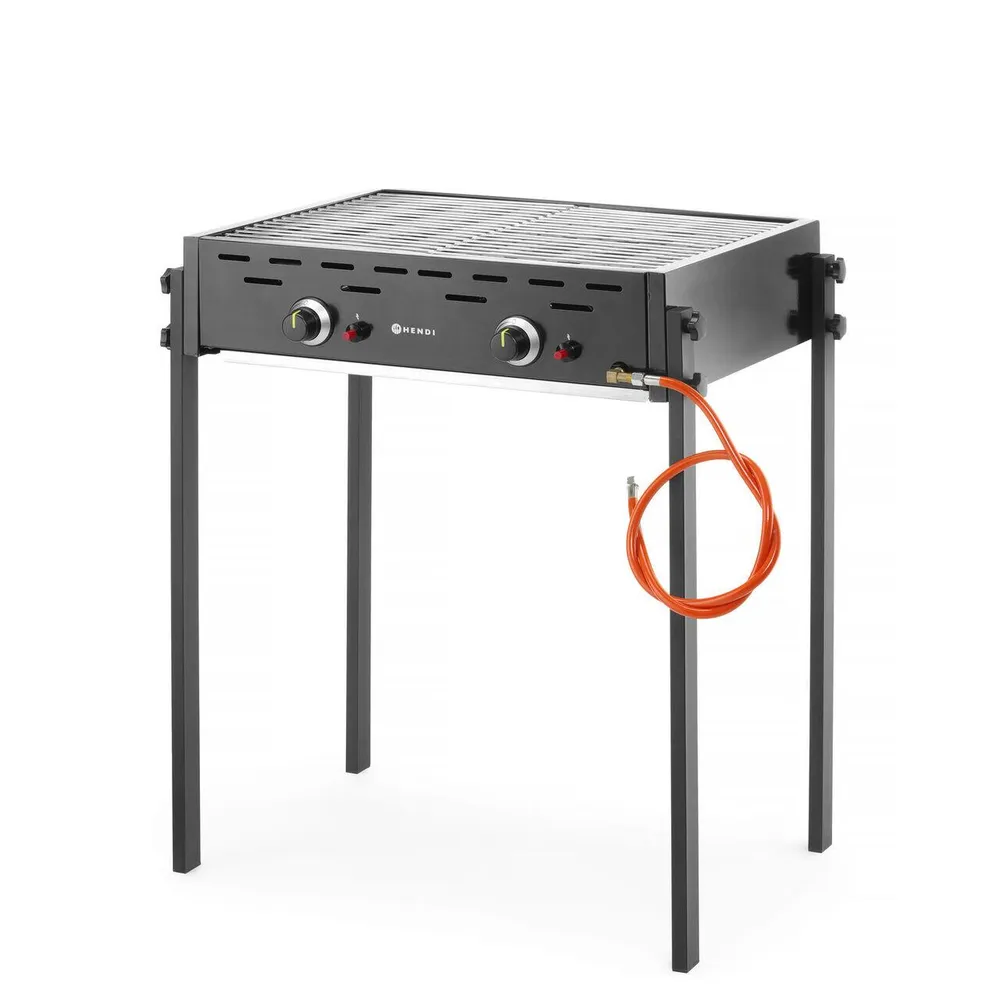 Gratar gaz Roast-Master Pro Black, 11.6 kW, 2 zone, inox [1]
