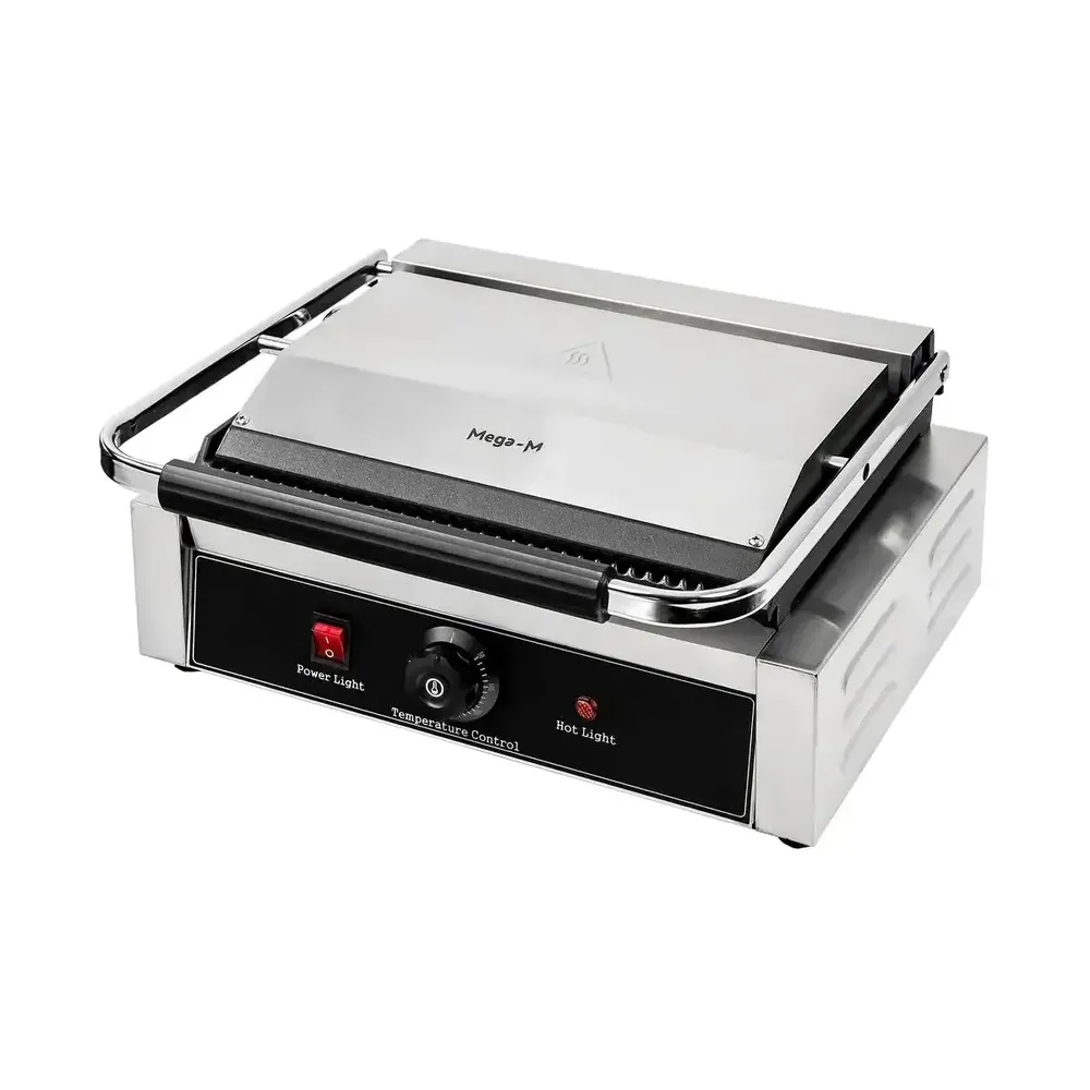 Gratare profesionale - Grill electric contact 2,3kW, 230V cu placi de grilaj