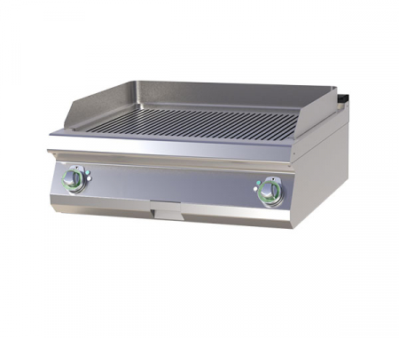 Gratare Linia 700 - Grill Fry-top electric cromat striat 560x770 mm de banc, 9 kW, linia 700, FTRC708E