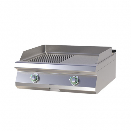 Gratare Linia 700 - Grill Fry-top electric mixt 560?770 mm de banc, 9 kW, linia 700, FTHR708E