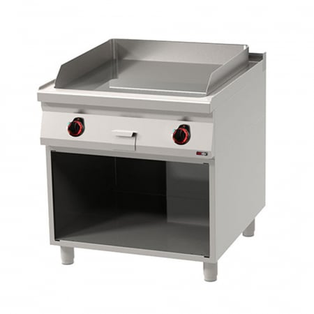 Gratare Linia 900 - Grill Fry-top electric neted 650x710 mm cu suport, 12 kW, linia 900, FTH90/80E