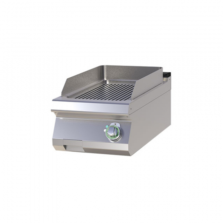Gratare Linia 700 - Grill Fry-top electric striat 560x370 mm de banc, 4,5 kW, linia 700, FTR704E