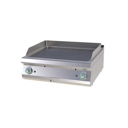 Gratare Linia 700 - Grill Fry-top gaz cromat neted 560x770 mm de banc, 14 kW, linia 700, FTHC708G