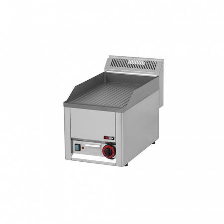 Linia 600 - Grill Fry-top gaz striat 480x320 mm, 4 kW, linia 600, FTR30GL