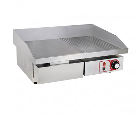 Grill fry-top mixt 550×350 mm, 230V, 3kW, BGP-b [1]