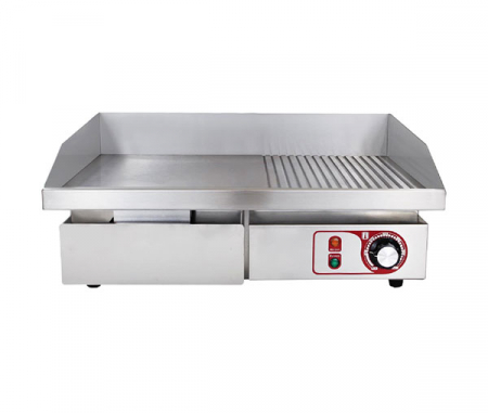 Echipamente Fast-food - Grill fry-top mixt 550×350 mm, 230V, 3kW, BGP-b