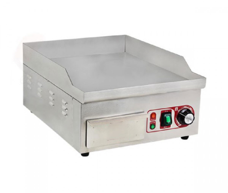 Grill fry-top neted 380×350 mm, 230V, 2kW, BHGP-1 [1]