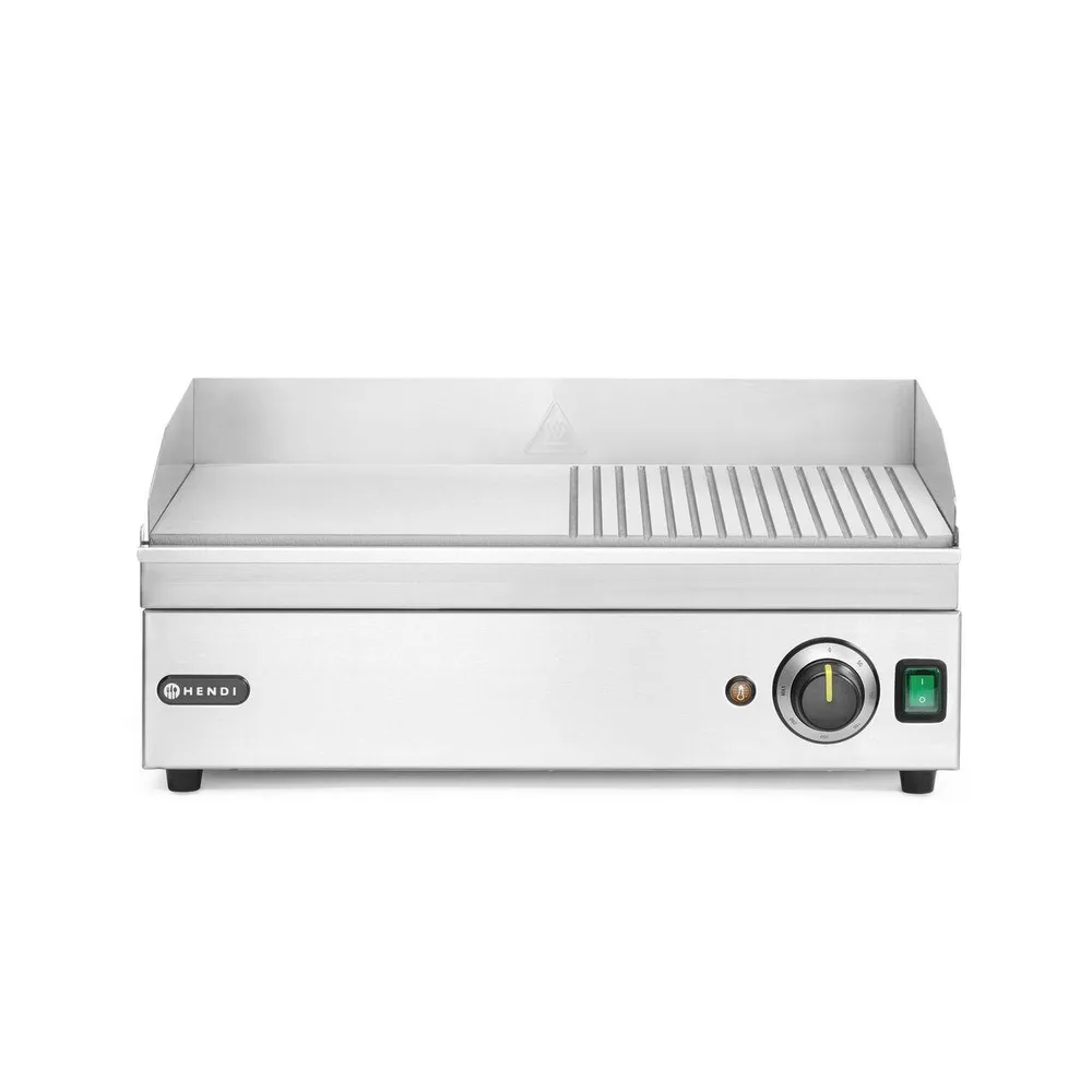 Grill Kitchen Line 1/2 nervurat, 2400W, termostat 300°C [2]