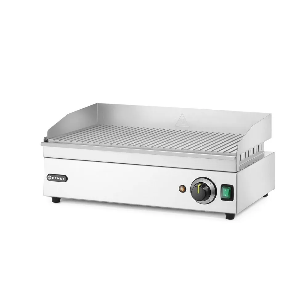 Echipamente Fast-food - Grill Kitchen Line striat, 2400W, termostat pana la 300°C