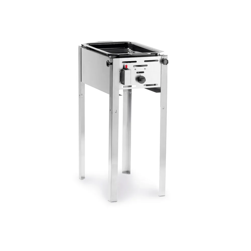 Gratare profesionale - Grill-Master Mini, 5.8 kW, gratar inox cu tava coacere