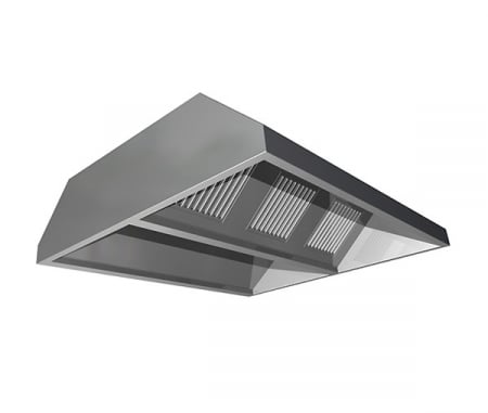 Hote profesionale - Hota profesionala centrala clasica fara motor, latime 2200 mm
