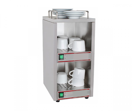 Dulapuri pentru incalzit cesti si farfurii - Incalzitor din inox pentru cesti si farfurii 210x295x174 mm, 230V, 0,14kW, BTW-2