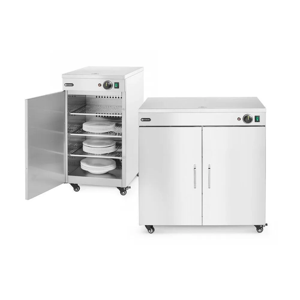 Incalzitor dublu de farfurii, inox, 800W, 735x589 mm [1]