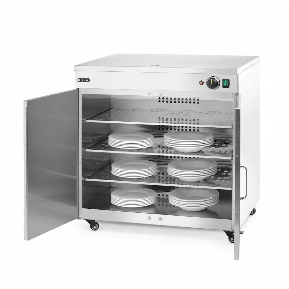 Incalzitor dublu de farfurii, inox, 800W, 735x589 mm [4]