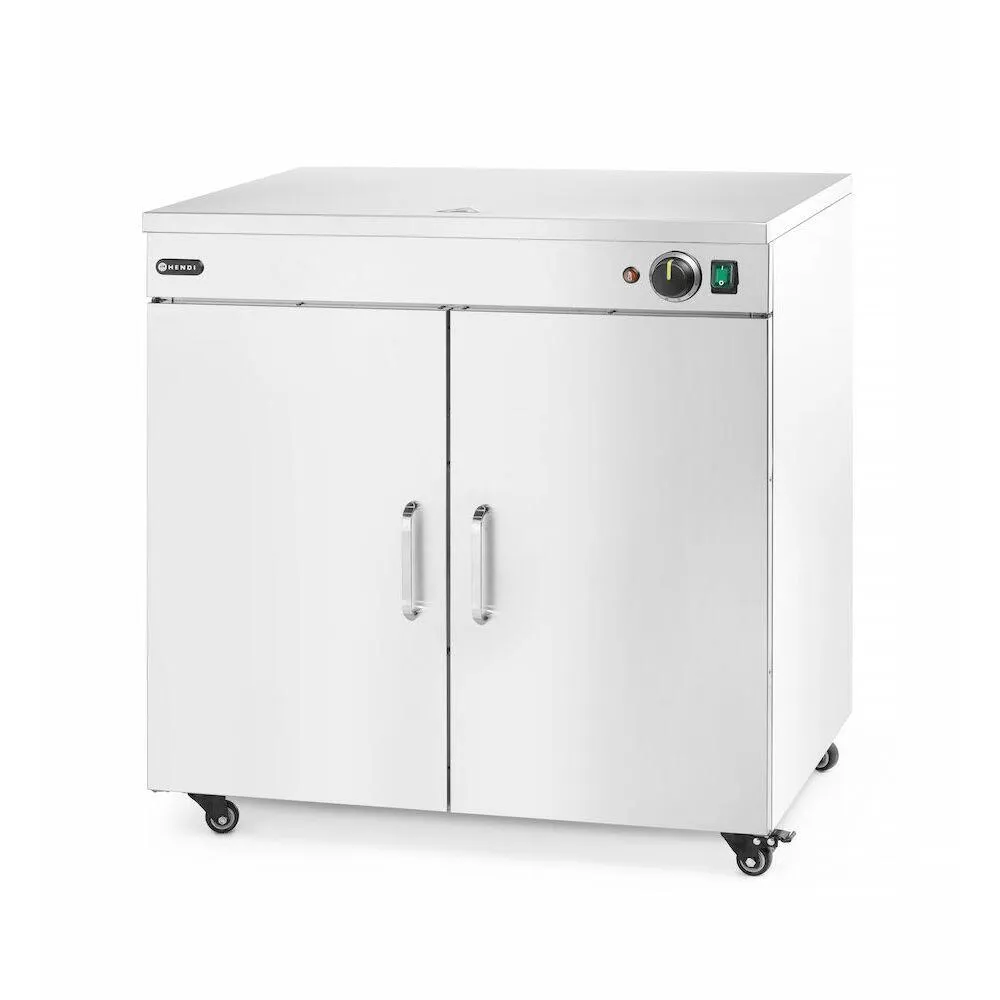 Incalzitor dublu de farfurii, inox, 800W, 735x589 mm [2]