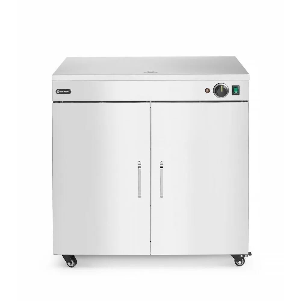 Blaturi calde - Incalzitor dublu de farfurii, inox, 800W, 735x589 mm