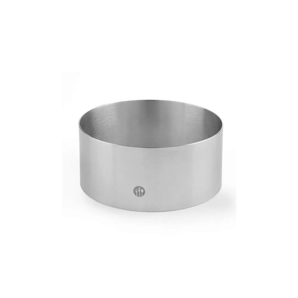 Ustensile patiserie-cofetarie - Inel decorare rotund, inox, ø100x45 mm