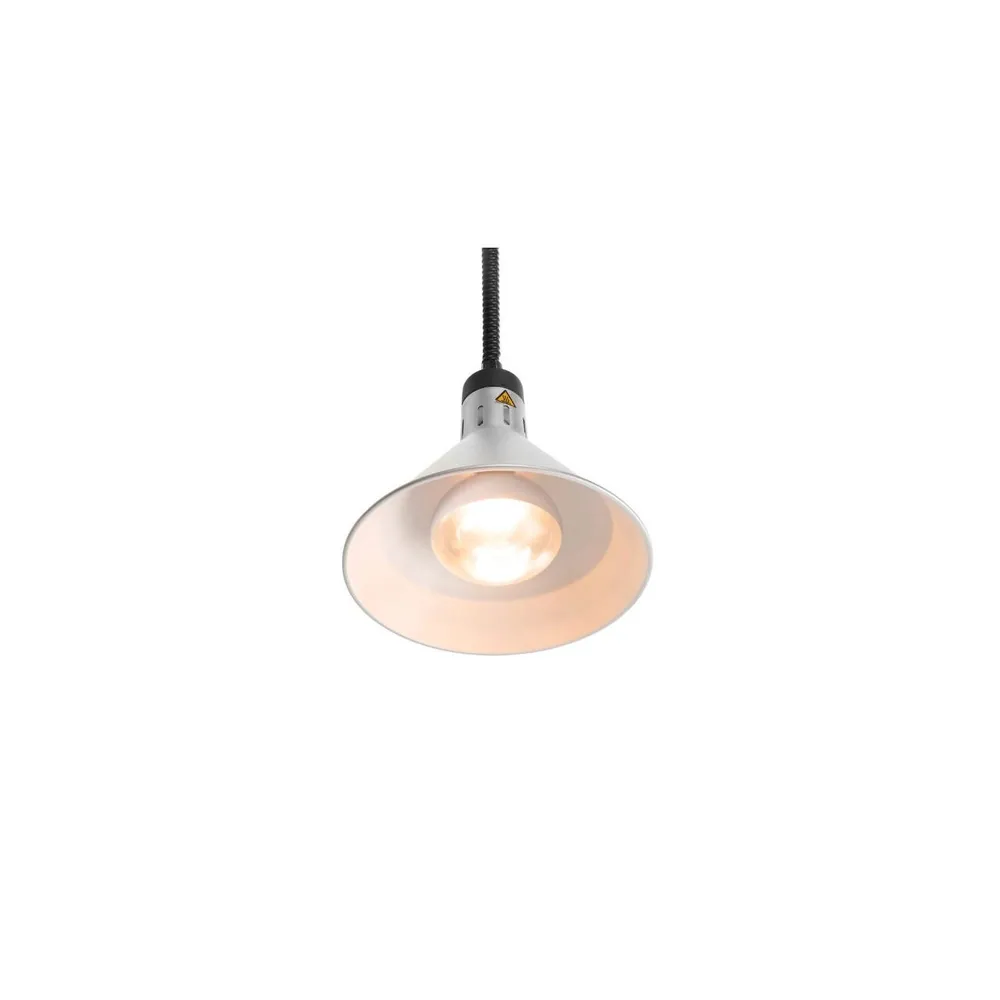 Lampa caldura conica, argintie, 250W, cablu ajustabil [2]