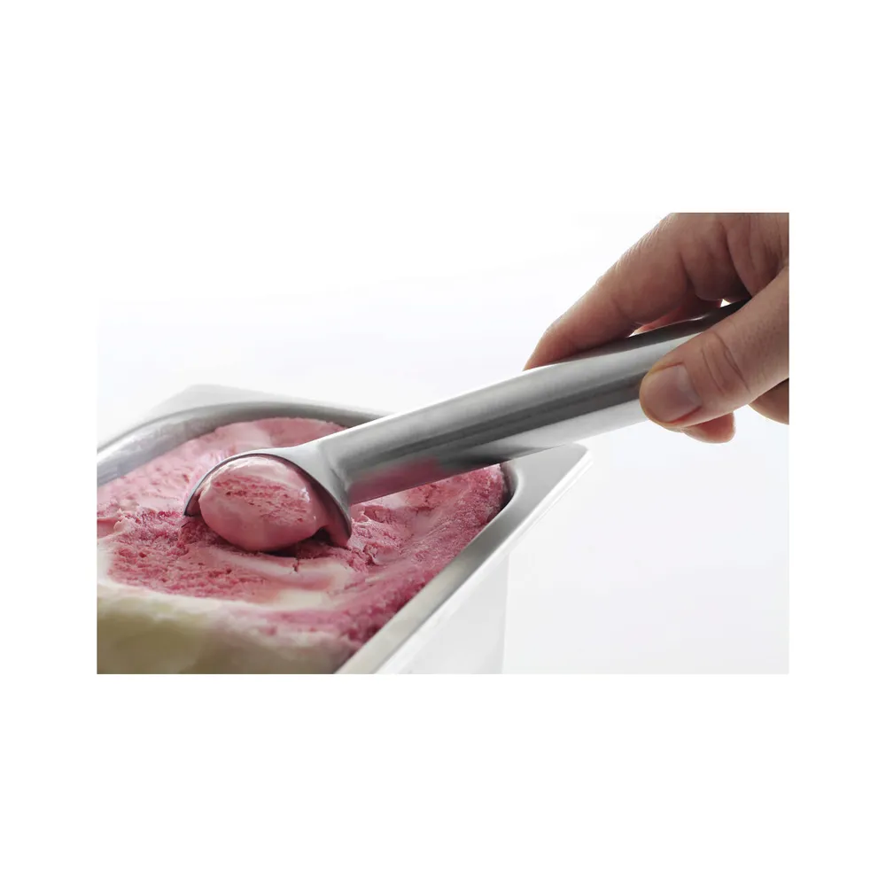 Lingura inghetata aluminiu, maner lung, 1/30 lt, ø 49 mm [1]