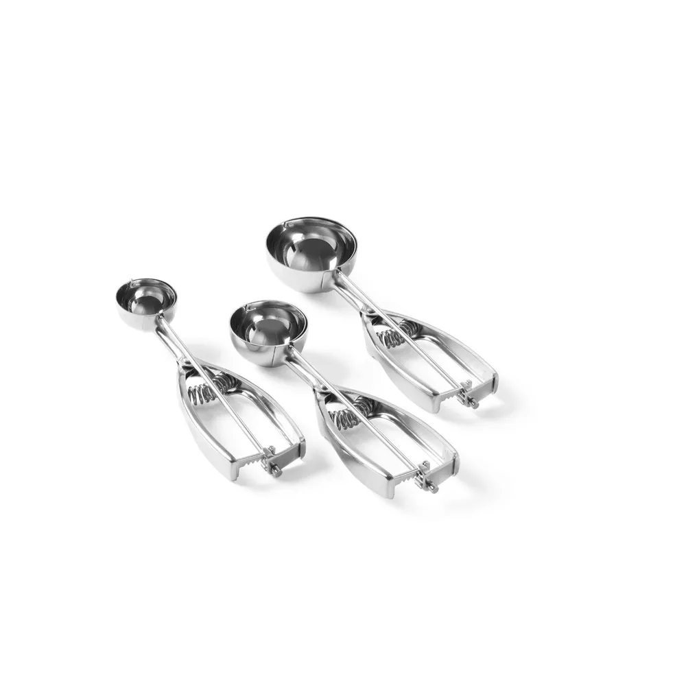 Accesorii gelaterie - Lingura inghetata Stockel, inox, Ø 30 mm, lavabila masina