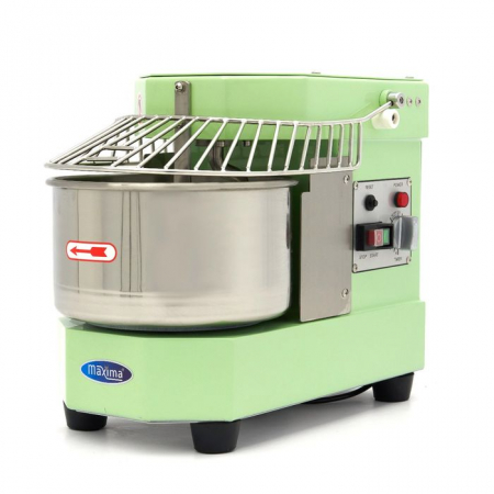 Malaxoare pizza - Malaxor aluat 8 litri 4,5kg aluat verde cu timer si protectie motor