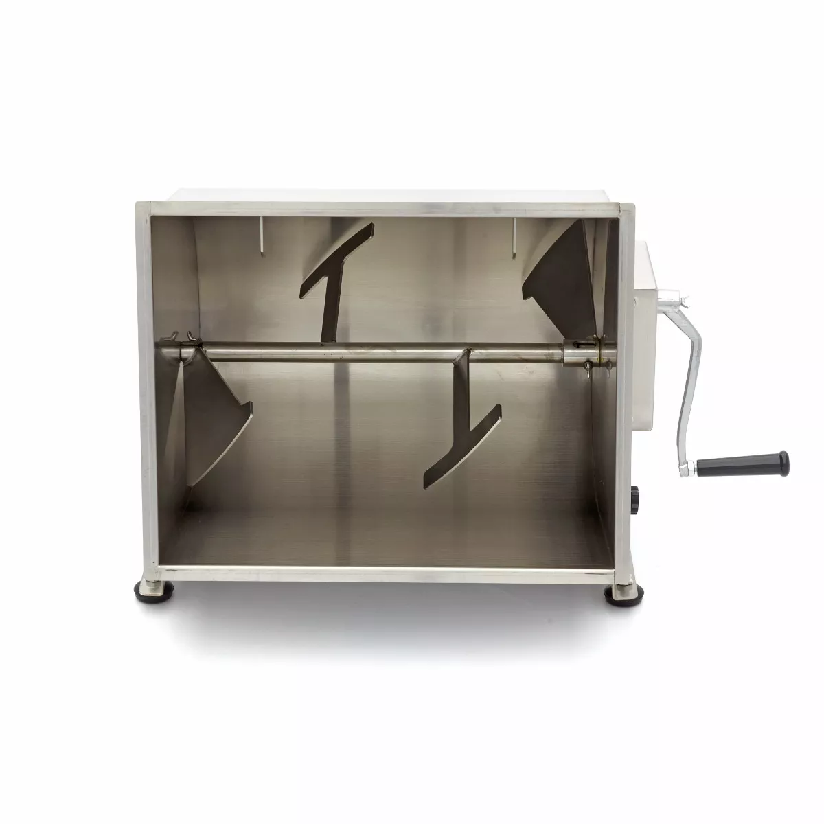 Malaxor carne manual 40 litri din otel inoxidabil cu 1 axa [5]